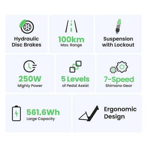 Touroll J1 Pro Elektrinis Dviratis, 250W Variklis, 36V 15.6Ah Touroll J1 Pro Elektrinis Dviratis, 250W Variklis, 36V 15.6Ah